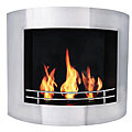 Wall-mounted Silvio Bio Ethanol Fireplace