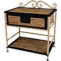 Banana Leaf 24-inch Woven Nightstand (China)