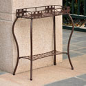 Sante Fe Nailhead Rectangular Plant Stand
