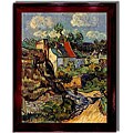Vincent van Gogh 'Houses at Auvers' Framed Canvas Art