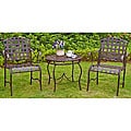 Santa Fe 'Nailhead' 3-piece Iron Bistro Set