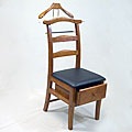 Executive Light Walnut Valet Chair