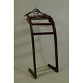 Windsor Signature Dark Mahogany with Brass Hardware Valet Stand