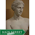 White Bonded Marble Aphrodite of Melos (Venus di Milo) Bust