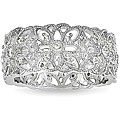 Miadora Sterling Silver 1/3ct TDW Diamond Fashion Ring (H-I, I3)