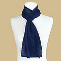 Alpaca Wool 'Royal Blue' Scarf (Peru)