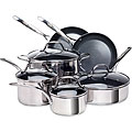 EarthPan Stainless Steel 10-piece Cookware Set