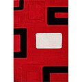 Hand-tufted Metro Classic Red Wool Rug (5' x 8')