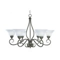 Savoy House San Marcos 6-light Silvertone Chandelier