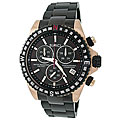 Roberto Bianci Men's Professional Commando Black Chronograph Watch