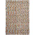 Hand-tufted Pebble Multicolor Wool Rug (5' x 8')