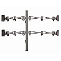 Cotytech MW-41A2 Vertical Quad-arm 4-monitor Wall Mount