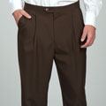 Sansabelt Men's Pleated Worsted Wool Slacks