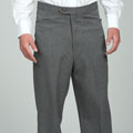 Sansabelt men's Grey Gabardine Twill Trousers