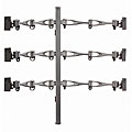 Cotytech MW-61A2 Dual-arm Vertical Six Monitor Wall Mount