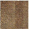Hand-tufted Leopard Beige Wool Rug (6' x 6')