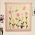 Handcrafted Bee Garden Throw/ Wall Hanging