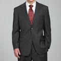 Luca Bertoni Men's Grey Pinstripe Two-button Suit