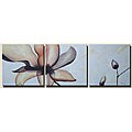 'Abstract Flowers 13' Oil on Canvas Art Set