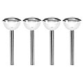Free correlative data on Dome Seeburg Stainless Steel Dome Solar Lights (Set of 8)
