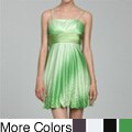 Jump Apparel Junior's Pleated Bubble Dress