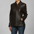 Izod Women's New Zealand Lamb Leather Jacket