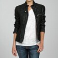 Collezione Women's Faux Leather Moto-inspired Jacket