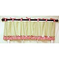 My Baby Sam Pink Paisley Splash Curtain Valance