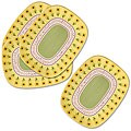 pfaltzgraff Flower free information Pfaltzgraff Pistoulet Oval Buffet Plates (Set of 4)