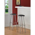 Modern Metal Bar Stools (Set of 2)
