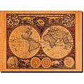 'Map of the World' Gallery-wrapped Canvas Art