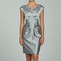 Striking guidelines on Glamour Girdles Jessica Howard Women's Silver Shantung Sheath Dress
