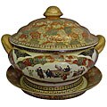 Satsuma Rose Porcelain Tureen