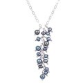 Sterling Silver Black Freshwater Pearl Necklace (4-6 mm)