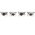 Best online information on mikasa Rondo Mikasa Cocoa Blossom 4-inch Ramekins (Set of 4)