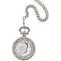 American Coin Treasures JFK Bicentennial Half Dollar Pocket Watch
