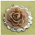 Beneficial hints on leather paint markers Vintage Groove Leather Rose Pendant