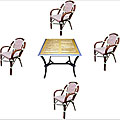 Warehouse of Tiffany Indoor/Outdoor Rattan Dining Set