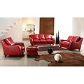 EuroDesign 3-piece Leather Sofa Set