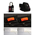 Black Strap/ Sport Black TSA Lock Set