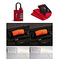 Red Strap/ Sport Red TSA Lock Set