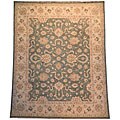 Afghani Hand-knotted Vegetable Dye Oushak Rug (7'11 x 9'9)