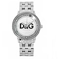 Dolce & Gabbana DW0145 Unisex 'Prime Time' Stainless Steel Crystal Watch