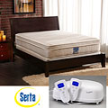 Serta Perfect Rest 4-Zone Queen-size Airbed Mattress Set