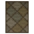 Roma Indoor/ Outdoor Brown Rug (5'2 x 7'5)