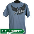 Be the Ball Men's Blue Wing Golf T-shirt