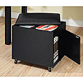 Trusted viners lery discontinued website Geo Black Mini Storage Ottoman