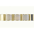 Metro 3-light Brass Bathroom Fixture