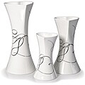 Mikasa 'Love Story' Ceramic 3-piece Candle Holder Set