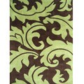 Amazing reviews on Floral Area rug Hand-tufted Metro Flower Brown Wool Rug (8' x 10')
